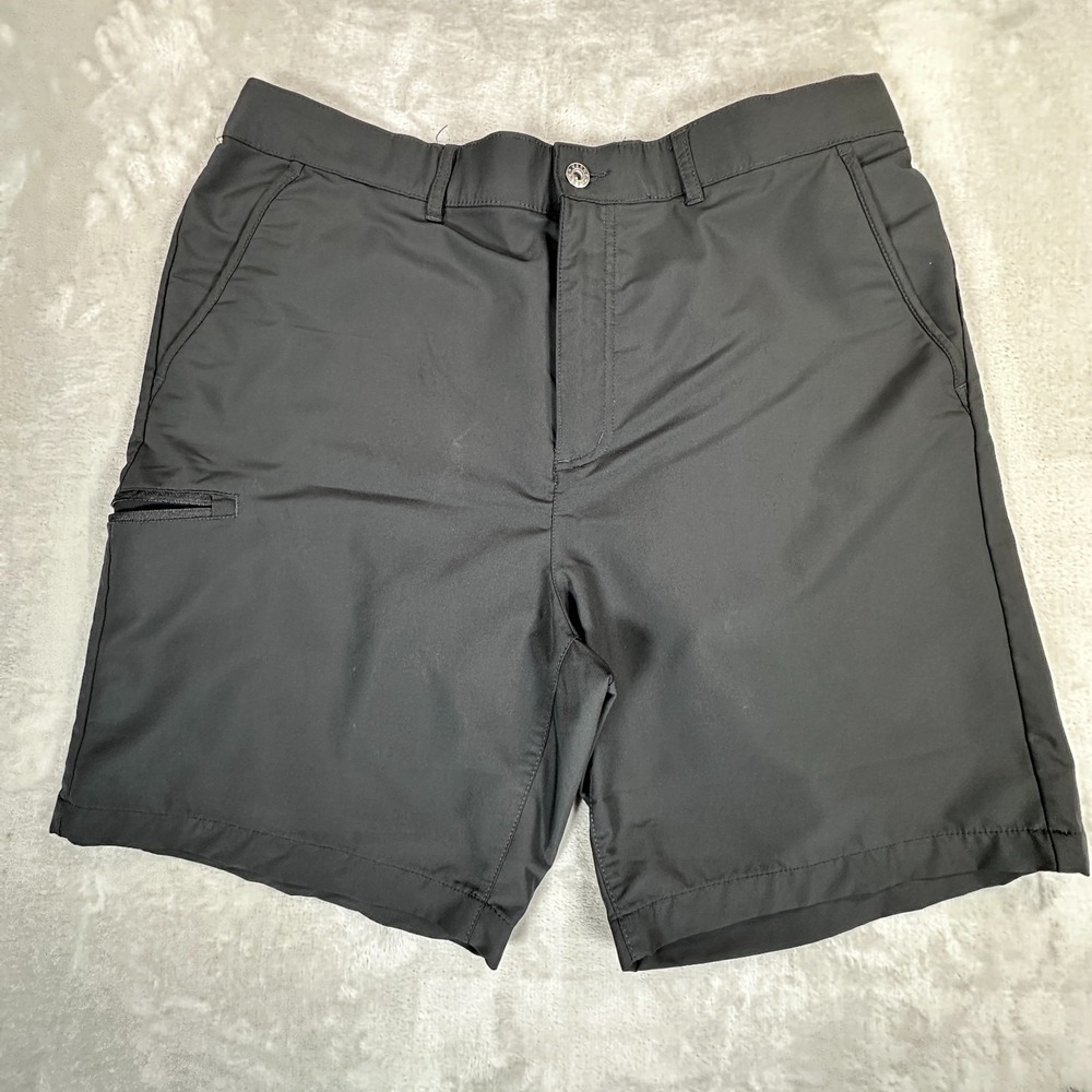 Gerry Tech Shorts Mens 38 Charcoal Gray Stretch High Rise Comfort Elastic Waist